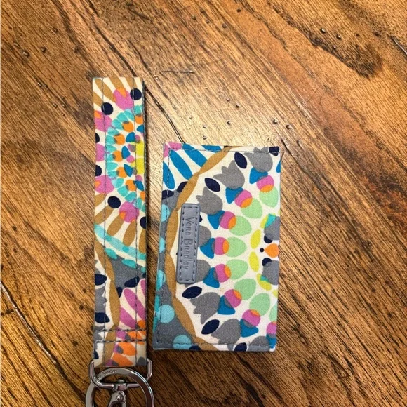Vera Bradley Multicolor Keychain and Card Holder - Picture 5 of 5